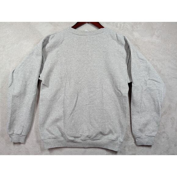 GUESS JEANS Sweatshirt Adult Size SMALL Gray Embroidered Vintage 90s Spellout - Picture 8 of 8